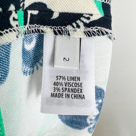 NWT ST. JOHN Orchid Fever Print Twill Belted Midi Dress Size US 2 - Picture 12 of 13